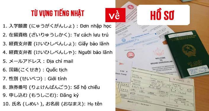 Hồ sơ tiếng Nhật là gì
