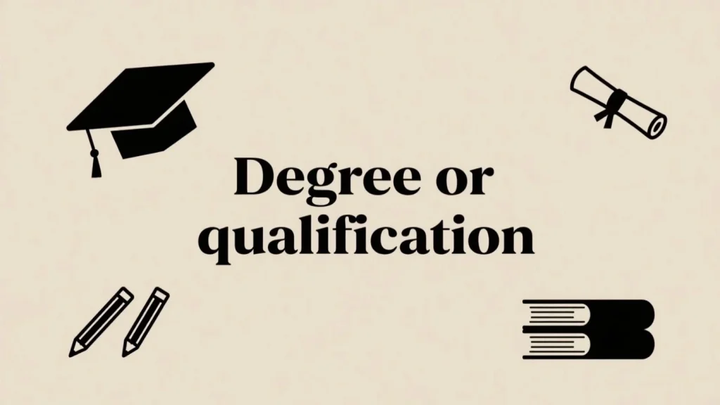Qualifications là gì