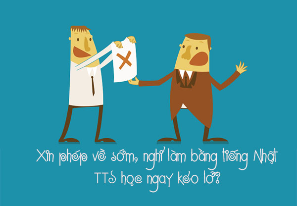 Xin phép ra ngoài tiếng Nhật