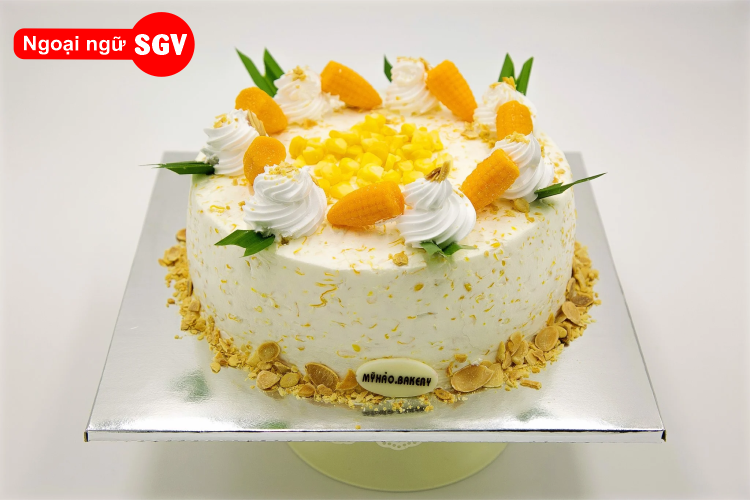 Bánh kem tiếng Trung là gì