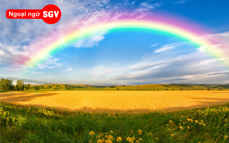 Cầu vồng trong tiếng Trung là gì