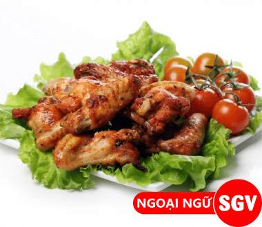 Gà nướng tiếng Anh là gì