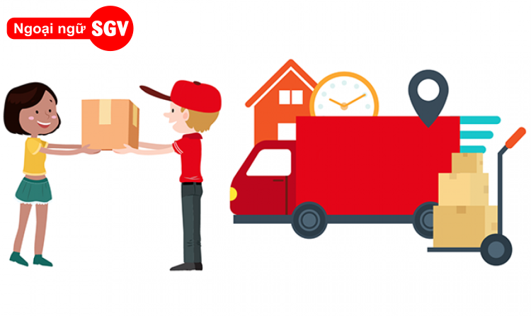 Giao hàng trong tiếng Trung là gì