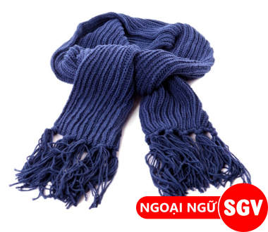 Khăn choàng cổ tiếng Anh là gì