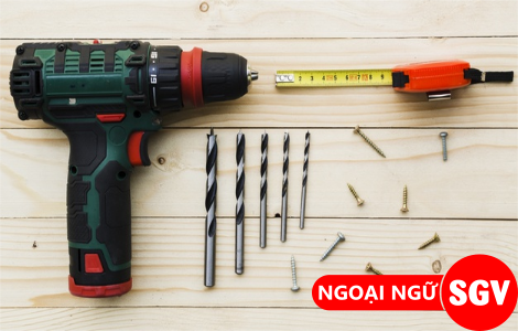 Máy khoan tiếng Trung là gì