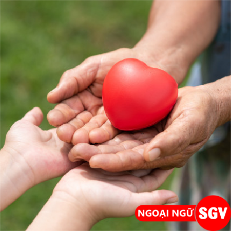 Những việc làm từ thiện bằng tiếng Anh