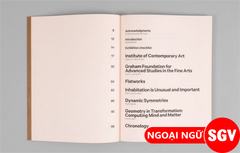 Phụ lục trong tiếng Anh là gì