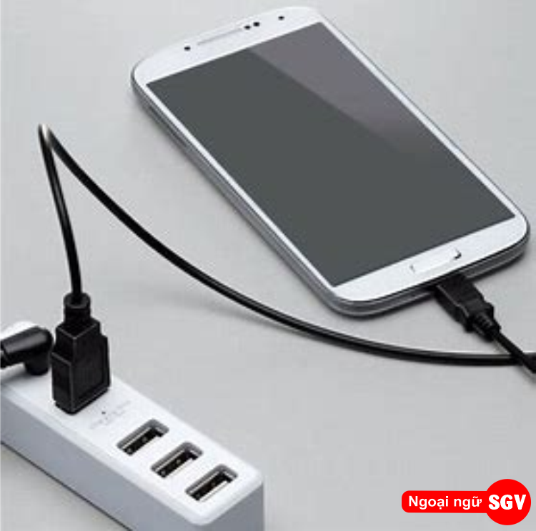 Sạc điện thoại trong tiếng Trung là gì