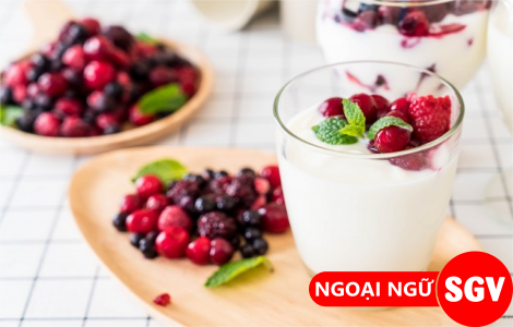 Sữa chua tiếng Trung là gì