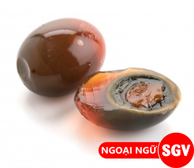 Trứng bách thảo tiếng Anh là gì