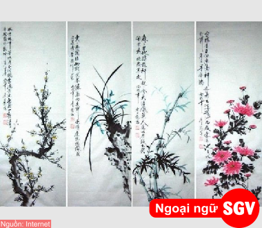 Tứ quân tử trong hội họa Trung Quốc là gì