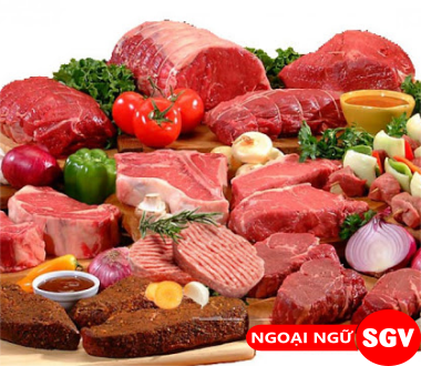 Từ vựng tiếng Hàn về thịt heo