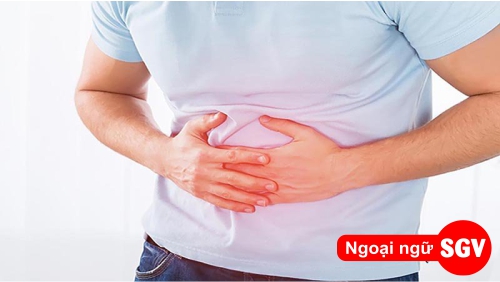Đau bụng tiếng Nhật là gì